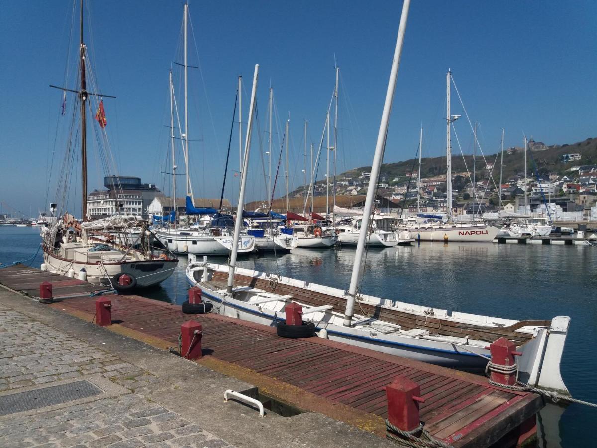 L' Albatros Vue Sur Le Port Apartamento Fécamp Exterior foto